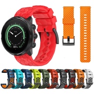 24mm Silicone Strap for Suunto 9 Baro 7 D5 / Spartan Sport Wrist HR/Baro Replacement Watch Band Bracelet Wristband
