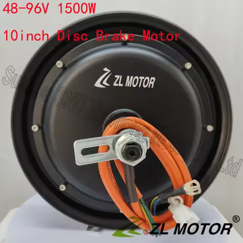 ZL motor factory 10inch 60V 1500W high power e-scooter motor/e-bike bldc disc brake electric bike sp