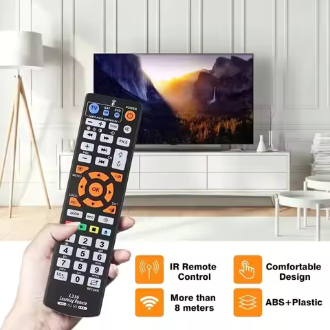 L336 Learning Remote Control Universal Smart IR Remote Control TV Remote Control For CBL DVD SAT STB