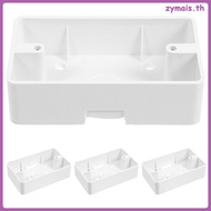 4Pcs Home Use Electrical Outlet Box White ABS Protector  zymais