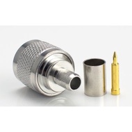 N-Type 50-3 / 50-5 RF Coaxial Connector N Male Connector for RG58 RG142 RG400 LMR195