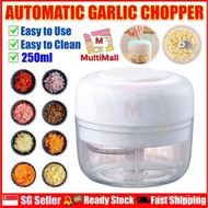 [MultiMall] Automatic Garlic Chopper 100 ML | Garlic Chopper |Chopper| Garlic Slicer| Slicer |Food C