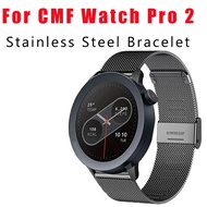 Stainless Steel Bracelet for CMF Watch Pro 2 Watch Strap Adjustable Band for CMF Pro 2 Belt Metal Co