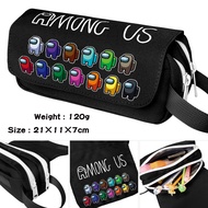 AMONG US Space Werewolf Killing Game Cartoon Anime Peripheral Portable Pencil Case Stationery Case W
