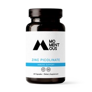Momentous Zinc Picolinate - Immunity & Hormone Support - Bioavailable Zinc Supplement- Promotes Join
