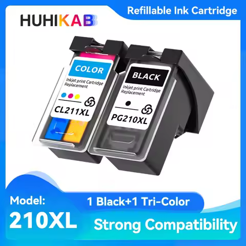 PG-210XL CL-211XL Refillable Ink Cartridge For Canon PG210 CL211 MP240 MP250 MP260 MP270 MP320 MP495