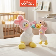 Cute Duck Plush Toy, Soft Stuffed Animal for Girls, Bag Charm Shark Rabbit  Patung Bebek Kawaii, Mai