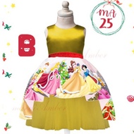 3Y 4Y 6Y 7Y 8Y - PRINCESS DRESS FOR GIRLS MARDI AMBER MA25