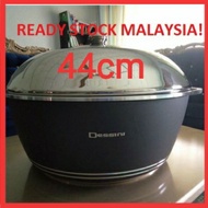 DESSINI 44CM Periuk Rendang Soup Pot Tudung Half kaca MAROON