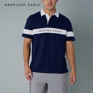 American Eagle Logo Rugby Polo Shirt เสื้อโปโล ผู้ชาย โลโก้ (NMPO 017-4404-410)