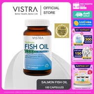 Vistra Salmon Fish Oil 1000mg Plus Vitamin E - วิสทร้า น้ำมันปลาแซลมอน 1000 มก. ผสมวิตามินอี (100 เม