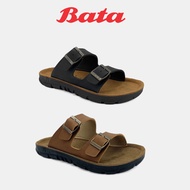 BATA MEN'S SANDALS - ENERGYZER SLIDE LEATHER SANDALS Original