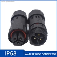 ﹊ M19 2Pin 3Pin Connector IP68 Waterproof Connector Plug Socket Male Female 2 3 4 5 6 7 8 9 10 Pin C