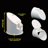 50-160mm PVC Drainage Pipe Floor Drains Auto Closing Displacement Valve Cover Anti-rat Anti-aging Dr