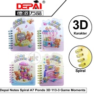 Depai SpiralNotes A7 3DPonds 113-3 Game Moments