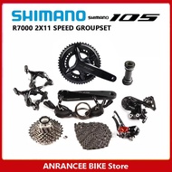 SHIMANO 105 R7000 RS700 Groupset 2x11 Speed Road Bike R7100 Crankset RS700 Flatbar Shifter Front Rea
