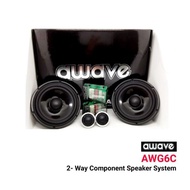 🍊 AWAVE AWG6C 6.5” 2Way Component SET SQ Speaker Awave Component Awg-6C 6.5inc speaker component