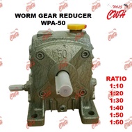 WORM GEAR REDUCER WPA-50 1:10 1:20 1:30 1:40 1:50 1:60 ENGINE MOTOR GEAR MOTOR SLOW KURANG LOWER SPE