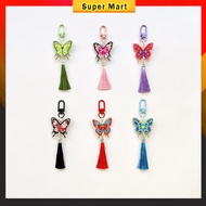 Keychain Butterfly Pendant China Style Keychain Key Pendant Bag Pendant