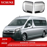 Chrome Mirror Cover For Toyota Hiace Van 2019 2020 2021 2022 Commuter Quantum Accessories Exterior S