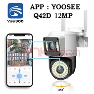 [Fnkvision] Camera YOOSEE Ngoài Trời 4 mắt (Xoay Được 3 Mắt) 3 Màn Hình Độ Phân Giải 18MP Tích Hợp 5