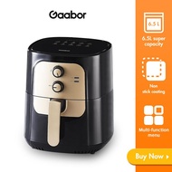 Gaabor 6.5L Super Capacity Air Fryer, Non-stick Coating and Multi-function Menu