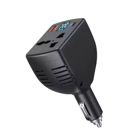 Car Power Inverter DC 12V/24V to AC 220V PD30W Car Cigarette Lighter 150W Fast Charger with Voltage 