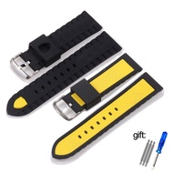 High Quality Silicone Watch Strap For Ferrari 0830138 0830163 Series Sports Rubber Watchband Men 24m
