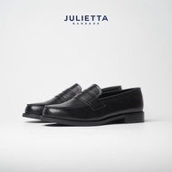 JULIETTA - Classic Penny Loafer Calfskin : Black