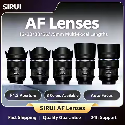 SIRUI Sniper Set 16+75mm/23+33+56mm Auto Focus F1.2 APS-C Frame Camera Lens Vlog Lens For E X Z Moun