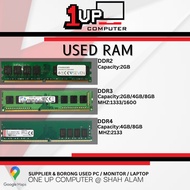 FAST DELIVERY 👍 USED RAM DDR2 (800MHZ) / DDR3 (1333MHZ/1600MHZ) / DDR4 (2133MHZ)