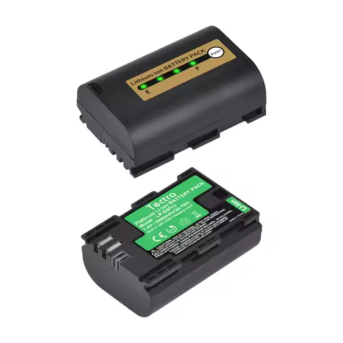 2800mAh LP-E6 LPE6 LP-E6N Camera Battery for Canon 5D Mark II III IV 5DS R EOS 6D 70D 80D