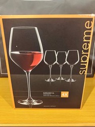 Nachtmann Supreme Burgundy Glass Set of 4  全新水晶酒杯