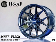 ล้อแม็ก ขอบ18 OASIS OW-H6-AF 18x8.5 ET+35 6H139.7 สีดำMB🎏ราคาต่อ1วง (ขายเป็นชุด4วง)✅ แถมจุ๊บเหล็ก👍 ม