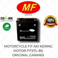 Aki Motor Kering 7Ah VESPA MATIC LX 150 N-MAX X-MAX CBR250R KLX150C Motorcycle Fit 7 Ampere FITX7L-B