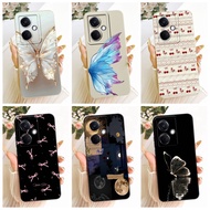 New Casing For OnePlus Nord CE3 Case CPH2569 Fashion Butterfly Soft Silicone Matte Phone Cover For O