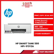 HP SMART TANK 580 HPI-1F3Y2A PRINT SCAN COPY WIRELESS FAX (WINDOWS & MAC)