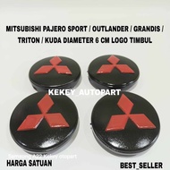 dop roda tutup velg pajero sport outlander grandis kuda triton diameter 6 CM