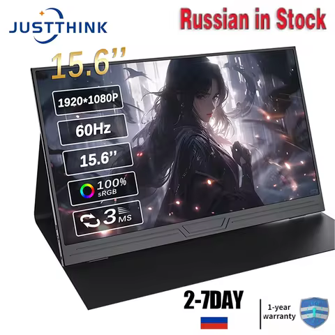 15.6Inch Portable Monitor Touch Protable Display 1080P 2K 60HZ 144HZ IPS Gaming Screen For Switch Ps