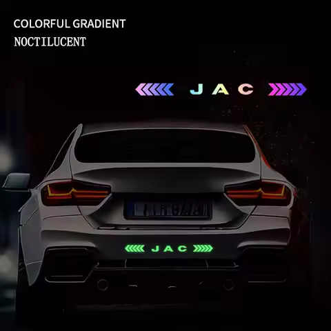Car Tail Warning Reflective Stickers For JAC Refine J3 J4 J7 JS2 JS3 JS4 KR1 S2 S3 S4 S5 S7 Vapour T