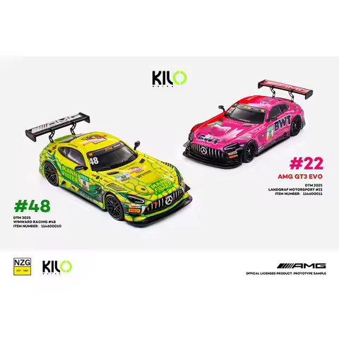 Pre-sale NZG/KiloWorks 1:64 Mercedes-AMG GT3 Alloy Model Car