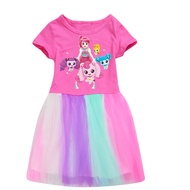 ZZOOI Magical Korean Catch Teenieping Kids Clothes Children Casual Girls Dresses Kawaii Princess Bab