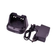 New BC-240 Dock Charger Base & AC Adapter BC240 Desktop Charger for Icom IC-V86 IC-U86 Walkie Talkie