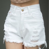 SG🇸🇬GBJ Ripped Mom Denim Shorts