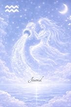 Journal / Tagebuch / Gedankenbuch / Notizbuch / liniert 6x9" Zoll: Sternzeichen Wassermann