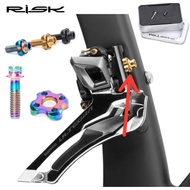 Risk Bolt Titanium M5x16mm Bolt FD Bike Front Derailleur Fixing Screw Arc Washer