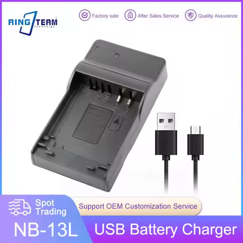 NB-13L NB13L NB 13L Battery USB Charger for Canon G7 X Mark II G7X G5 X G5X G9 X G9X SX620 SX720 HS 