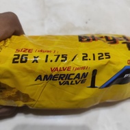 SWALLOW BICYCLE INNER TYRE 26 INCH 26 x 1.75 - 26 x 2.125 LARGE DOP VALVE AV 26x1.75 - 26x2.125