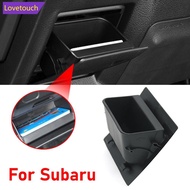 LOVETOUCH Car Coin Box Armrest Storage Box Pocket Fuse Cover Stowing Tidying For Subaru Forester XV 