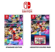 Brand New Nintendo Switch Mario Kart 8 Deluxe + Booster Course Pass DLC. Local SG Stock !!